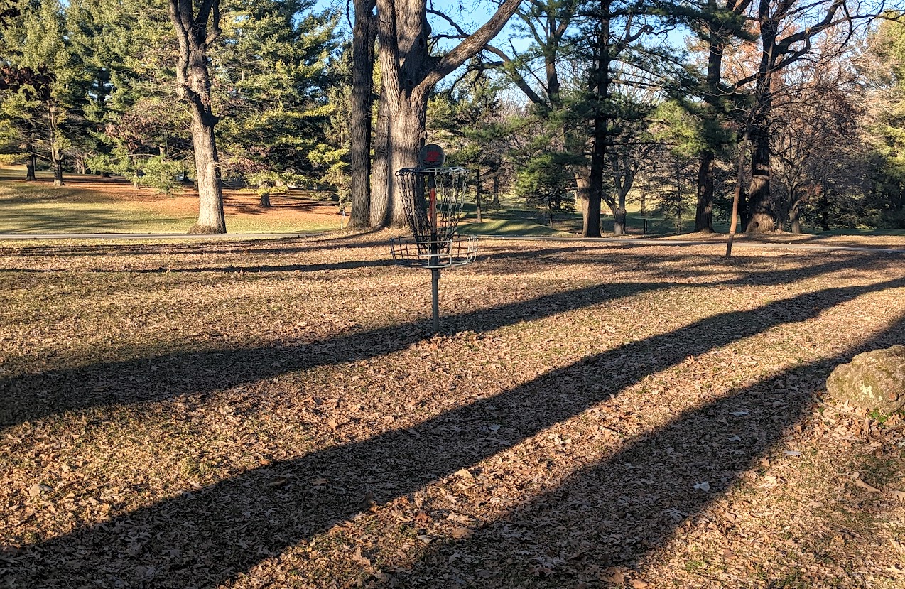 Hole 2 at Krape Park Disc Golf Course